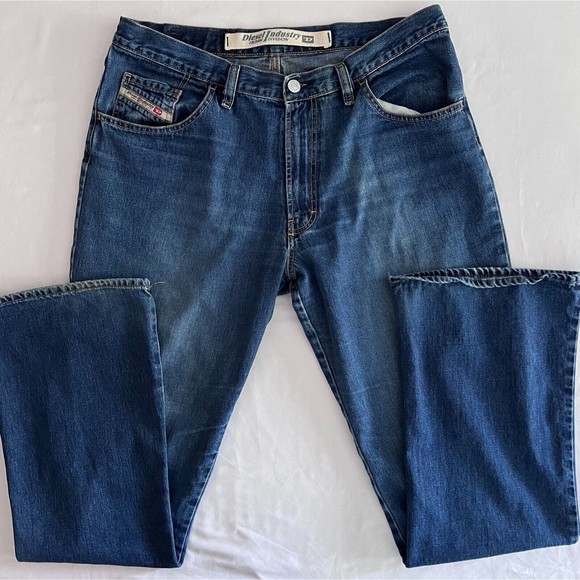 Diesel Jeans Vintage Y2k Diesel Industry Bold Jeans Rr55 Mens 36